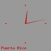 Best call rates from Australia to PUERTO RICO. This is a live localtime clock face showing the current time of 3:17 pm Tuesday in Puerto Rico.